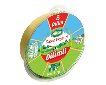 Sütaş Kaşar Peyniri 150 gr (8 Dilim)