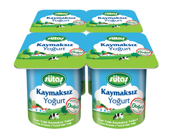 Sütaş Tam Yağlı Kaymaksız Yoğurt 4x125 gr