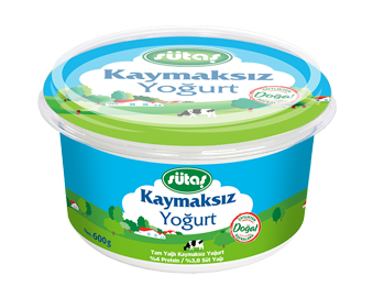 Sütaş Tam Yağlı Kaymaksız Yoğurt 600 Gr